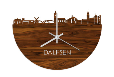 Skyline Clock Dalfsen Rosewood