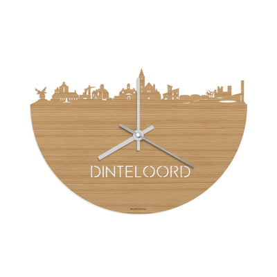 Skyline Clock Dinteloord Bamboo