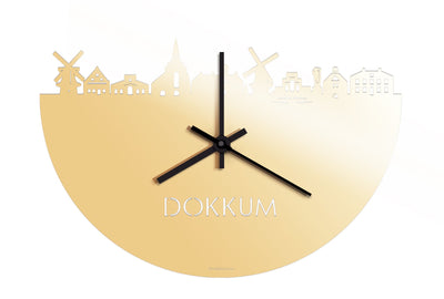 Skyline Klok Dokkum Goud Metallic