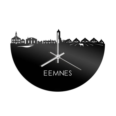 Skyline Clock Eemnes Black Glossy