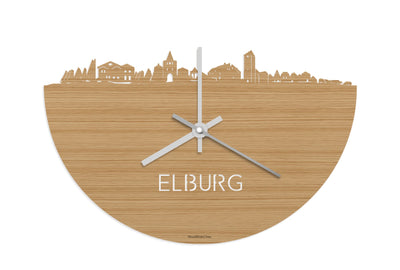 Skyline Clock Elburg Bamboo