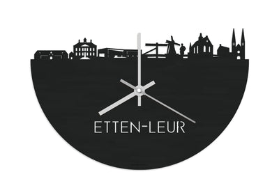 Skyline Clock Etten-Leur Black