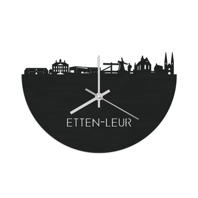Skyline Clock Etten-Leur Black