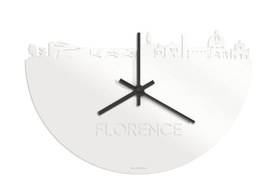 Skyline Clock Florence White Glossy