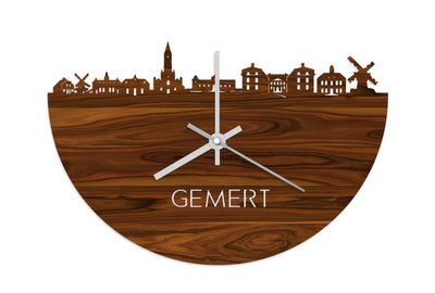 Skyline Clock Gemert Rosewood