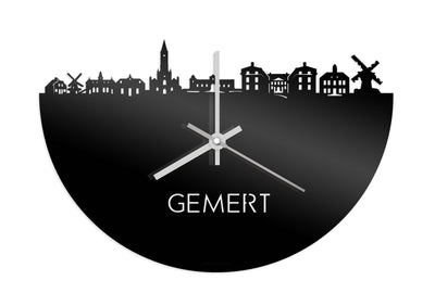 Skyline Clock Gemert Black Glossy