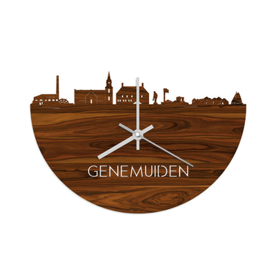 Skyline Clock Genemuiden Rosewood
