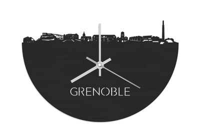Skyline Clock Grenoble Black