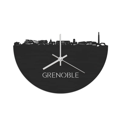 Skyline Clock Grenoble Black