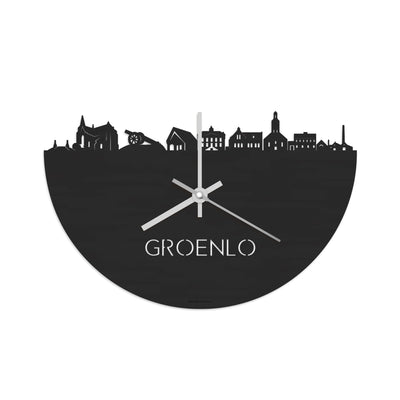 Skyline Clock Groenlo Black
