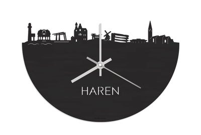 Skyline Clock Haren Black
