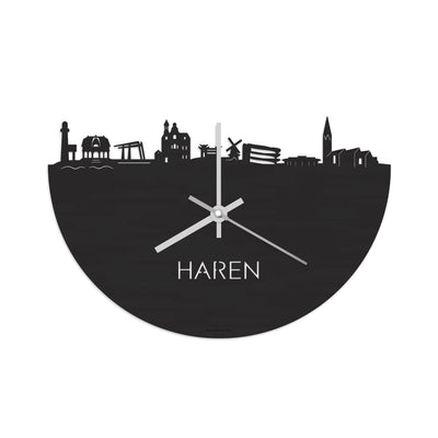 Skyline Clock Haren Black