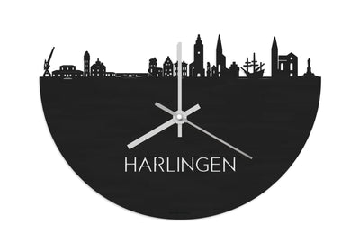 Skyline Clock Harlingen Black