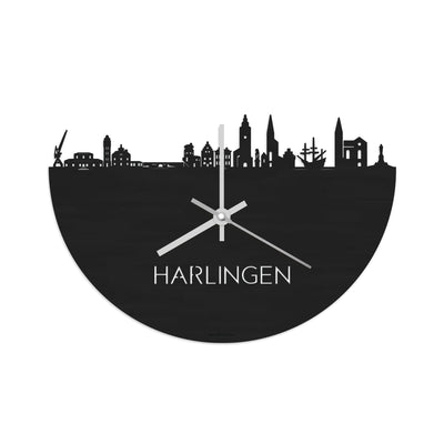 Skyline Clock Harlingen Black