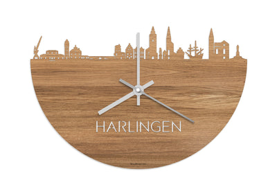 Skyline Clock Harlingen Oak
