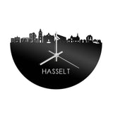 Skyline Klok Hasselt Zwart Glanzend