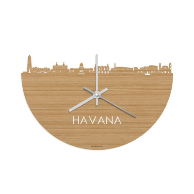 Skyline Clock Havana Bamboo
