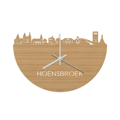 Skyline Clock Hoensbroek Bamboo