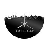 Skyline Klok Hoofddorp Zwart Glanzend