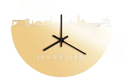 Skyline Klok Hoogeveen Goud Metallic