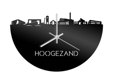 Skyline Clock Hoogezand Black Glossy