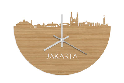 Skyline Clock Jakarta Bamboo