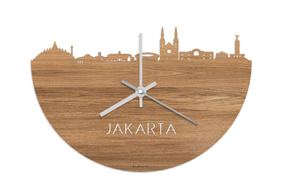 Skyline Clock Jakarta Oak