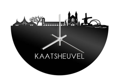 Skyline Clock Kaatsheuvel Black Glossy