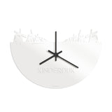 Skyline Klok Kinderdijk Wit Glanzend