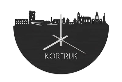Skyline Clock Kortrijk Black