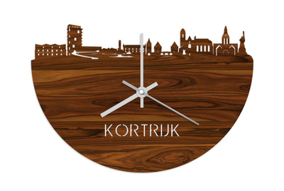Skyline Clock Kortrijk Rosewood