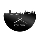 Skyline Klok Kortrijk Zwart Glanzend