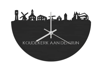 Skyline Klok Koudekerk Aan Den Rijn Black