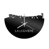 Skyline Klok La Louvière Zwart Glanzend