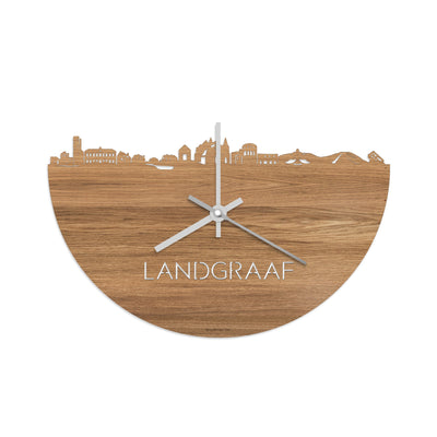 Skyline Clock Landgraaf Oak
