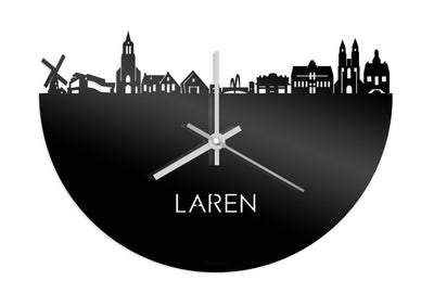 Skyline Clock Laren Black Glossy