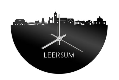 Skyline Clock Leersum Black Glossy