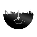 Skyline Klok Lommel Zwart Glanzend