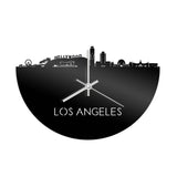 Skyline Klok Los Angeles Zwart Glanzend