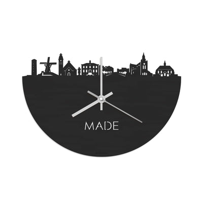 Skyline Clock Made Black