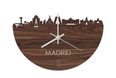 Skyline Clock Madrid Nuts