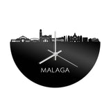 Skyline Klok Malaga Zwart Glanzend