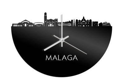 Skyline Klok Malaga Zwart Glanzend