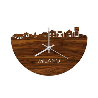 Skyline Clock Milano Rosewood