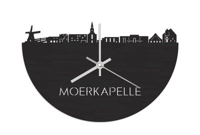 Skyline Clock Moerkapelle Black