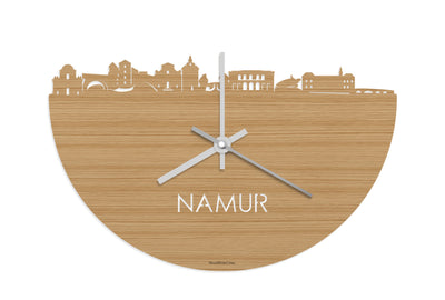 Skyline Clock Namur Bamboo