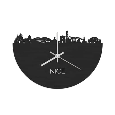 Skyline Clock Nice Black