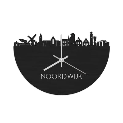 Skyline Clock Noordwijk Black