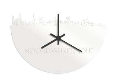 Skyline Klok Noordwijkerhout Wit Glanzend