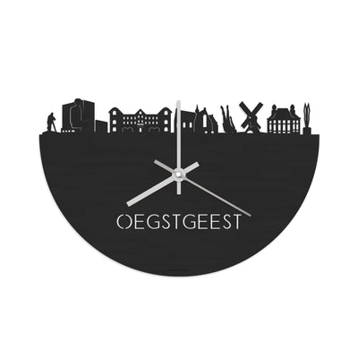 Skyline Clock Oegstgeest Black